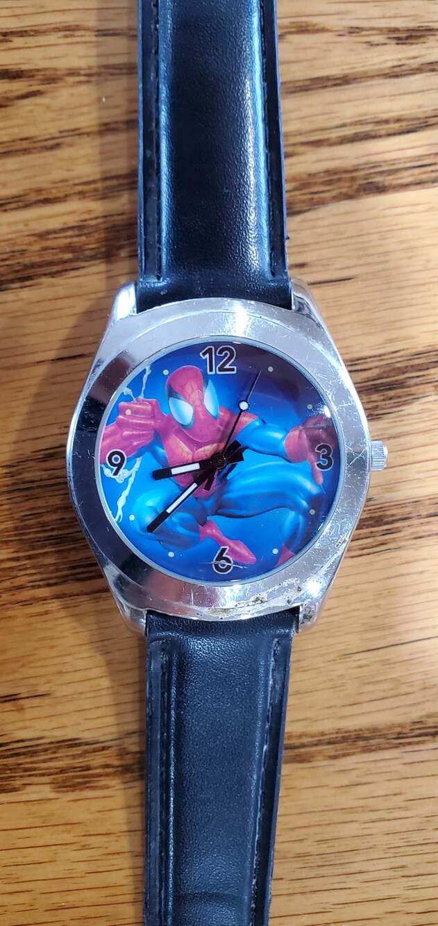 Vintage Marvel Spiderman Watch 2004 Marvel Action Hero Watch Marvel Comic
